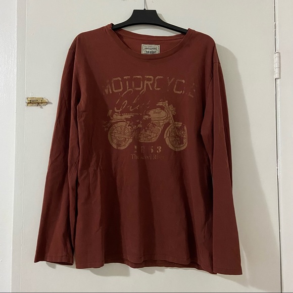 LEVI STRAUSS Brown long sleeve shirt - Picture 1 of 5